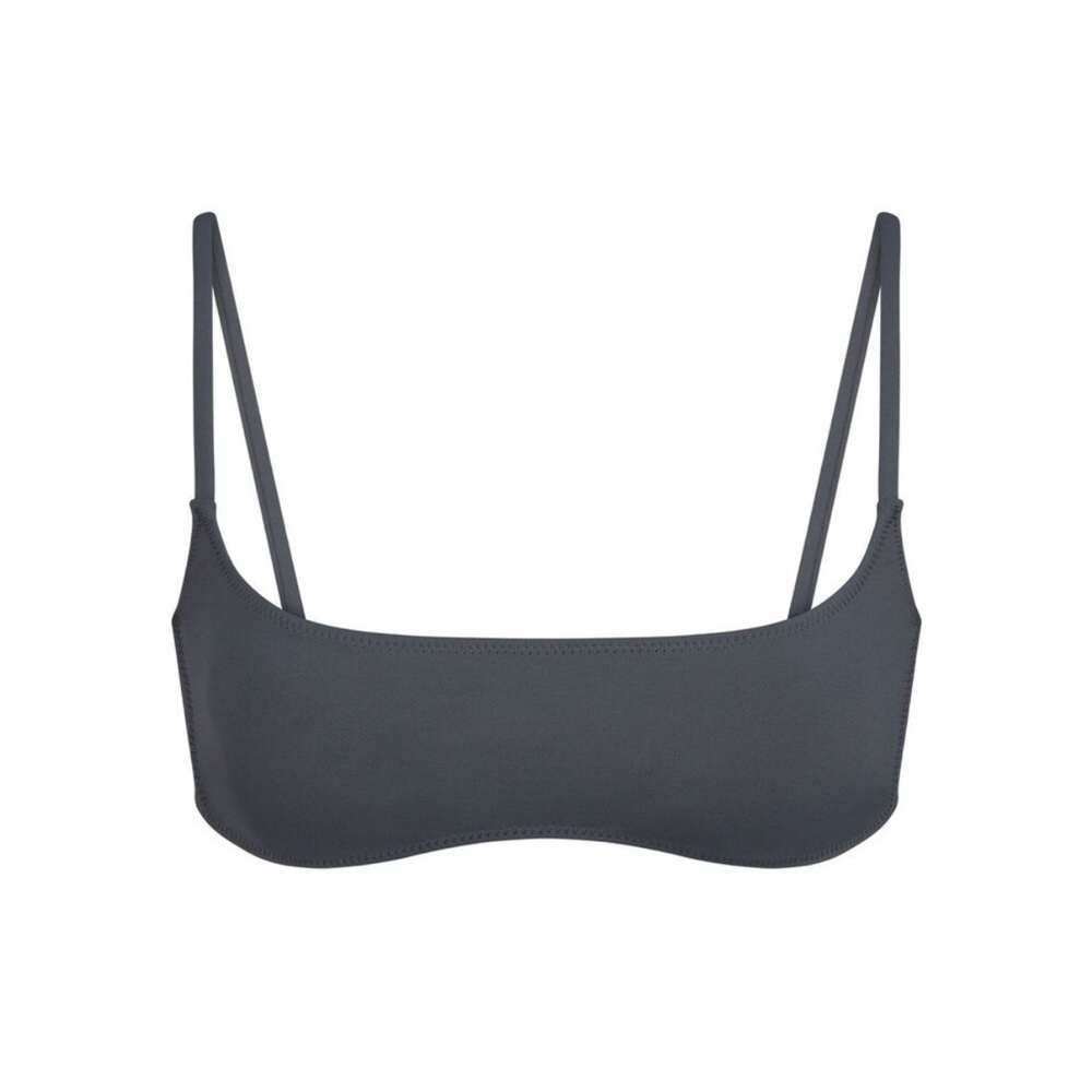 Skims Grey Bikini Top